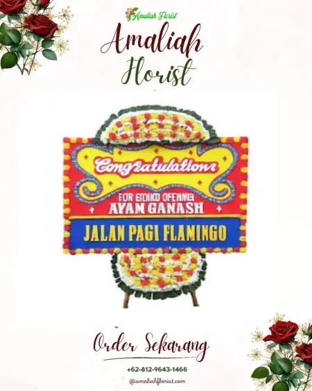 Sewa Papan Bunga Wlahar